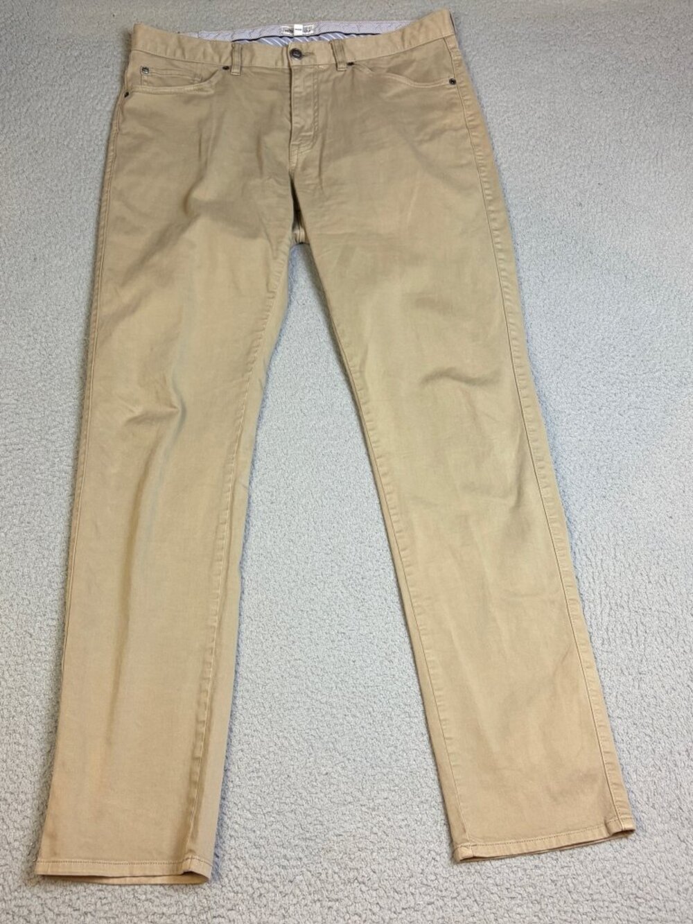 Peter Millar Jean Mens Size 34x33 Brown Casual Stretch Pockets Cotton Blend